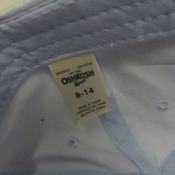 OshKosh B'Gosh Girls Strapback Hat Purple Size 8-12 Bling Sparkly Heart - Picture 9 of 10